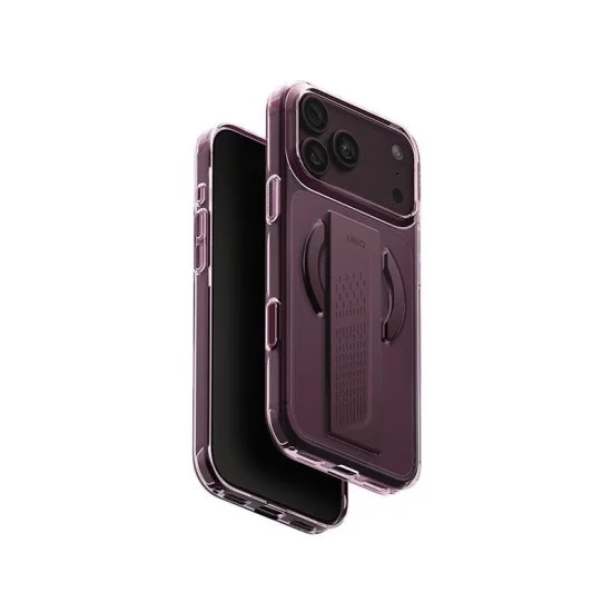 Uniq Hybrid Heldro Air MagSafe Case for iPhone 18 Pro - Burgundy